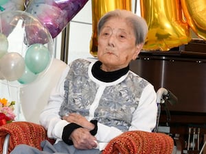 The oldest person in a wheelchair