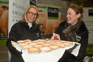 Marie Brettell (Halls Director) and Halls: Louise Preece.