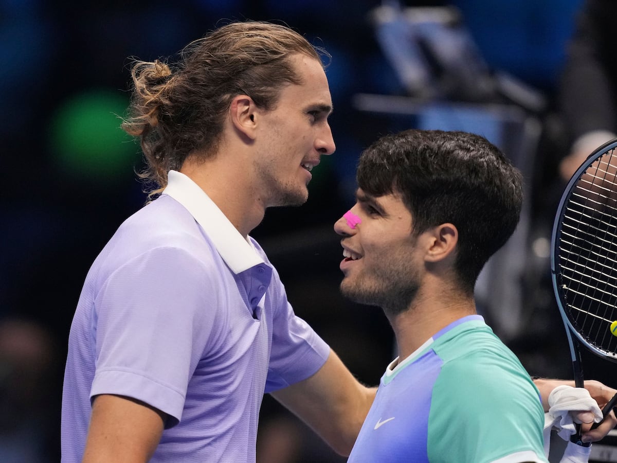 Alexander Zverev brushes aside Carlos Alcaraz to reach last four at ATP Finals