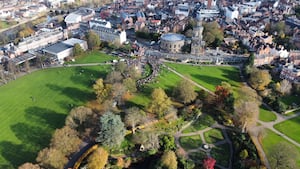 Remembrance Sunday in Shrewsbury. Picture: Drones-z.