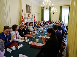 Prime Minister Sir Keir Starmer hosting his first Cabinet meeting