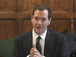 George Osborne speaking to a Commons committee