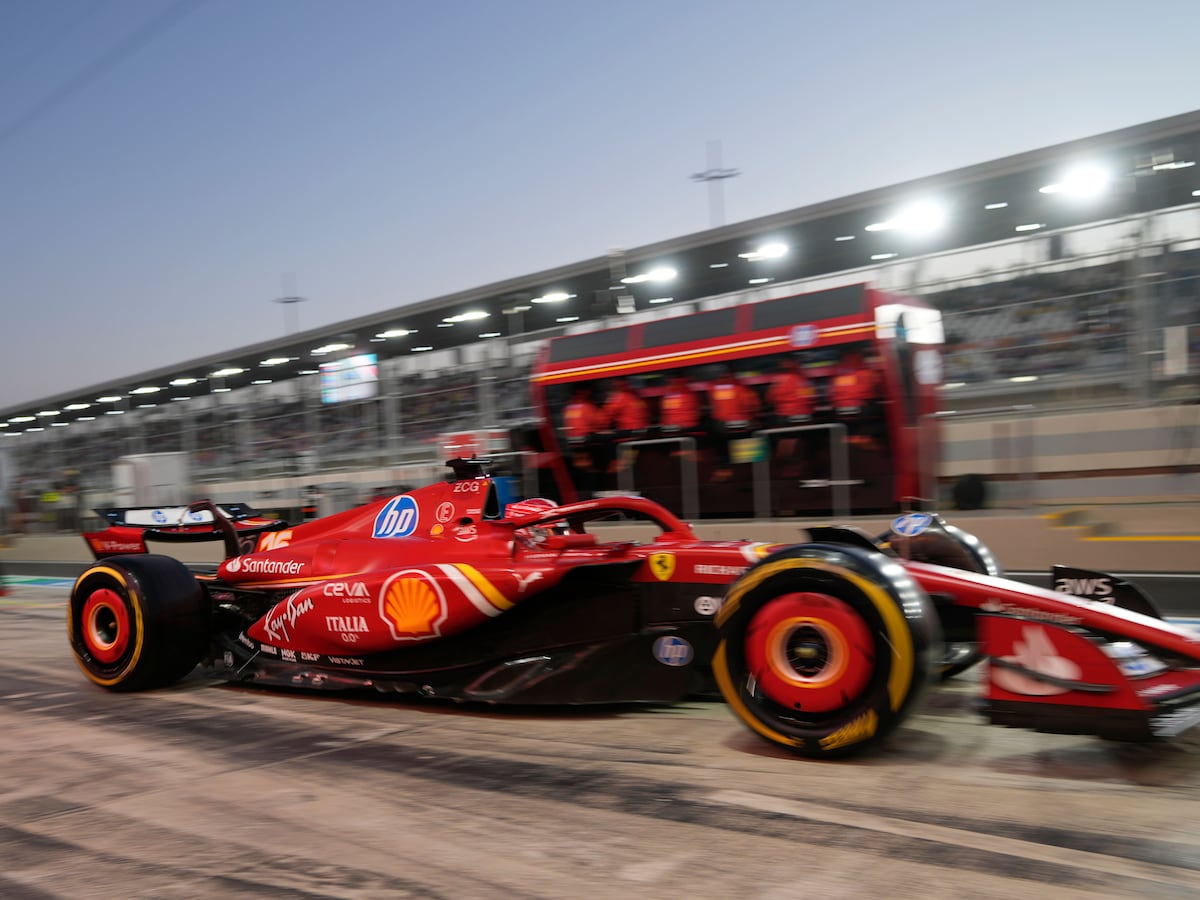 Charles Leclerc fastest in practice for Qatar Grand Prix