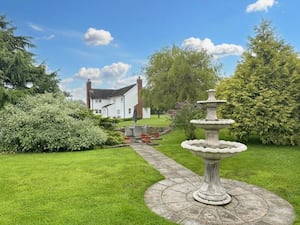 Gardens at Marsh Cottage. Picture: Rightmove and Mannleys Prestige. 