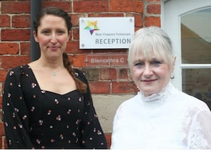 Left to right: Rosie Cavalot, director, NCF and Julie Brown, foster carer.