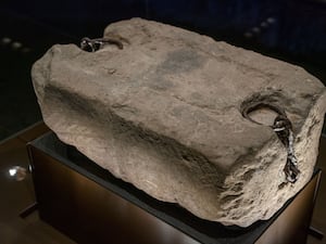 The Stone of Destiny at Perth Museum