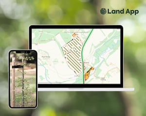 Screenshots of Land App’s new Agroforestry Designer Toolkit 