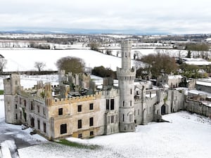 Snow surrounds Duckett’s Grove in Co Carlow