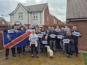 Pete and friends celebrate his 100th milestone 