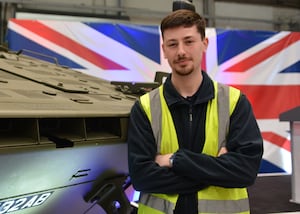 Apprentice Ewan Ferguson at RBSL Telford on Thursday, January 9, 2025