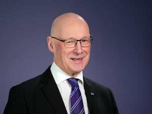 A close-up of John Swinney