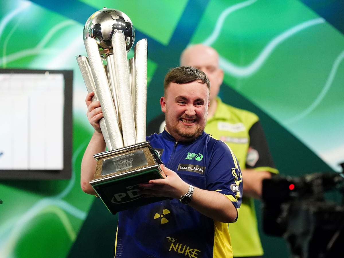 Luke Littler sets his sights on Phil Taylor’s 16 world titles and ‘a lot more’