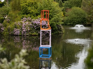 Almuth Tebbenhoff's 'RedHead Sunset Stack' sculpture which featured in last year's trail. 