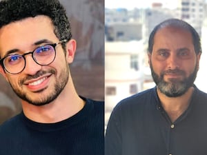 Composite photo of Ghassan Ghaben and Mohammed Ghalayini