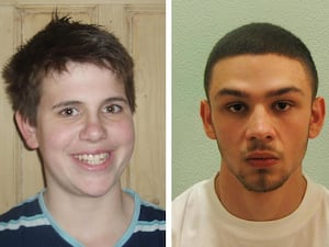 Undated handout photos of 16-year-old Jimmy Mizen (left) and convicted murderer Jake Fahri