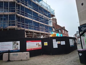 The YMCA building in Wellington Town Centre is also being redeveloped. Picture: LDRS