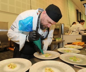 Wayne Barnard looking to improve his National Chef of Wales third place last year.