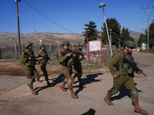 Israeli soldiers on patrol