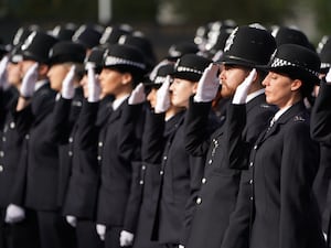 A Metropolitan Police passing-out parade