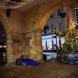 Rough sleeping in Shrewsbury. Photo: Shropshire Council