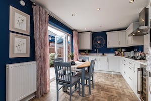 B&DWM - A kitchen in a typical Ashington style home at David Wilson Homes