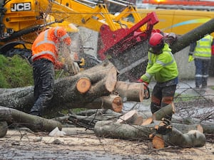 Deputy premier Simon Harris thanked 'incredible' crews working across the country (Brian Lawless/PA)