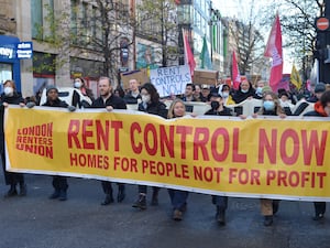 London Renters Union protest