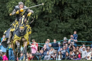 Jousting at the county show in 2018 