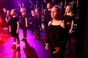 Members of the youth choir from The Arts Centre Telford.