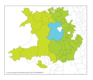 Shropshire Council posted a map of surrounding councils that it claims also charge for the service. 