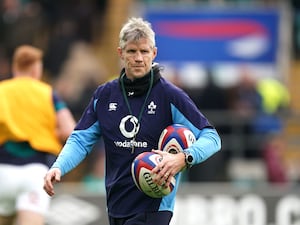 Interim head coach Simon Easterby before Ireland's Guinness Six Nations loss to England in 2024