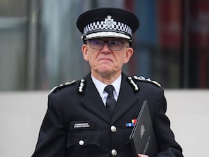 Metropolitan Police Commissioner Sir Mark Rowley arrives to make a statement outside New Scotland Yard, central London, after the High Court ruled that the Metropolitan Police cannot dismiss officers by removing their vetting clearance