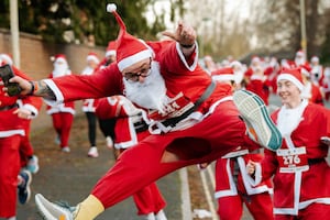 Santa Run in Oswestry