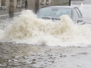 A rare severe flood warning was issued (Brian Lawless/PA)