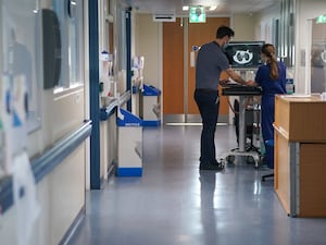 Staff on a hospital ward