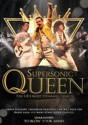 Start the new year with Supersonic Queen, one of the UK’s premier Queen tribute bands performing at a Llandrindod Wells venue.