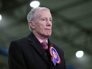 DUP East Londonderry MP Gregory Campbell at the General Election 2019