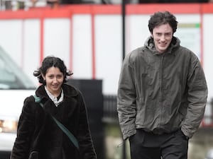 Just Stop Oil activists Ishani Milward-Bose and Daniel Wills arriving at Westminster Magistrates’ Court, central London, for sentencing after previously being found guilty of one count each of 'interfering with the use or operation of a key national infrastructure' following a protest in November 2023 in Hendon