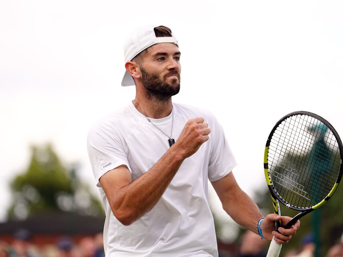 Jacob Fearnley shines on Davis Cup debut as Great Britain level Japan tie