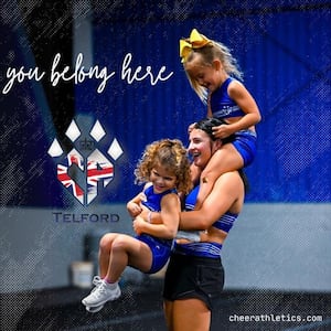 Cheer Athletics Telford welcome young people of all ages and abilities to their new gym at Ketley Business Park, Telford