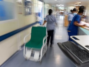 NHS staff are under pressure due to a logjam of patients