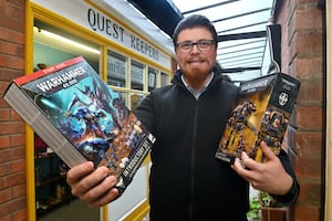 Sebastian Budd and his wife Megan have opened new tabletop game shop in Newport: Quest Keepers.