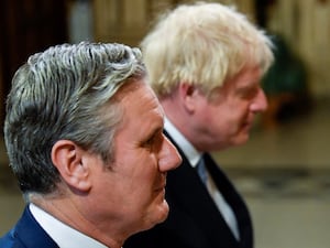 Head shorts of Keir Starmer and Boris Johnson