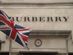 The Burberry store in London's New Bond Street