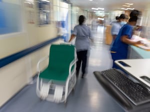 Staff on a hospital ward