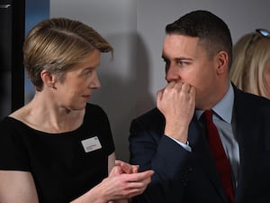 NHS England chief executive Amanda Pritchard with Health Secretary Wes Streeting