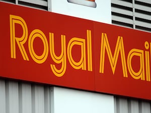 A Royal Mail sign