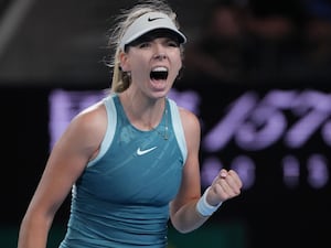 Katie Boulter lets out a roar