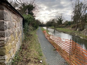 The wharf from Crickheath Bridge.