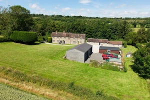 Lower Westwood Farm has approximately two acres of land. Picture: Rightmove and Halls Estate Agents.